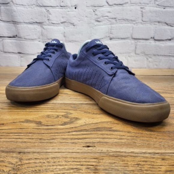 Supra Kids Size 6 Low Skate Gum Sole Shoes #186 - Picture 3 of 9